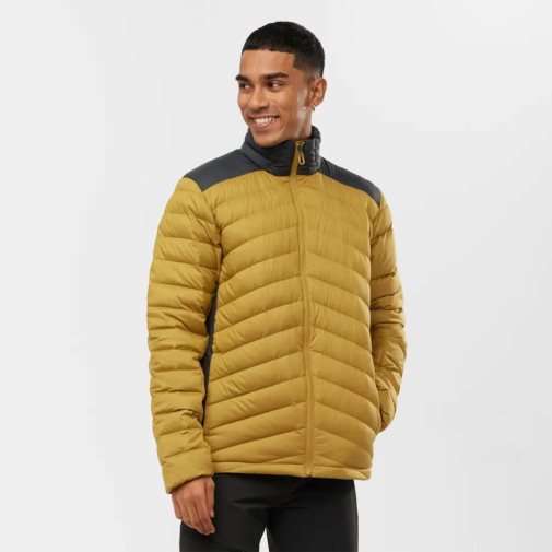 Gold Salomon Essential Xwarm Down Men's Insulated Jackets | PH 65917F